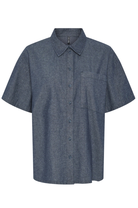 Pieces pcmia ss denim shirt mm